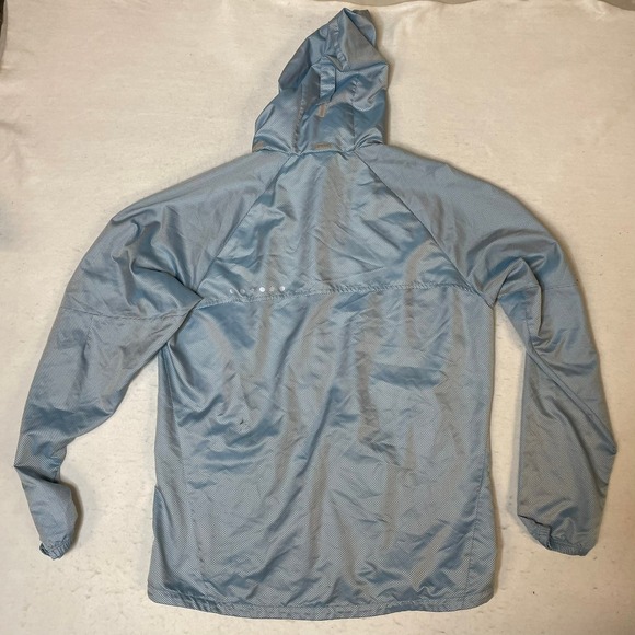Nike Storm Fit Blue Running Jacket Lightweight Hooded Full Zip Mens‎ Large - Picture 3 of 9